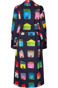 2340 Midweight Cotton, Long Sleeve Workwear Midi Dresssg-aw25-d172-2340