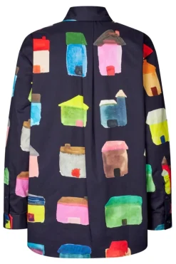 2340 Midweight Cotton, Pocket Oversized Shirtsg-aw25-t098-2340