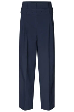 2435 Pinstripe Tailoring, Belted Tailored Pantssg-aw25-p113-2435