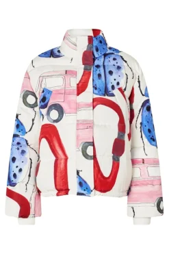 2424 Printed Tech, Long Sleeve Puffersg-aw25-j057-2424