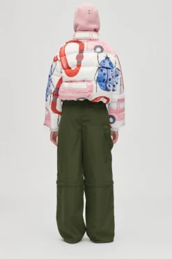 2424 Printed Tech, Long Sleeve Puffersg-aw25-j057-2424