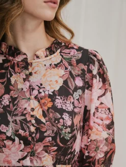 Aberto Big Flower Dress 166923