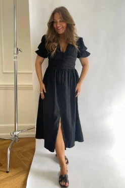 Adelic Long Ss Dress