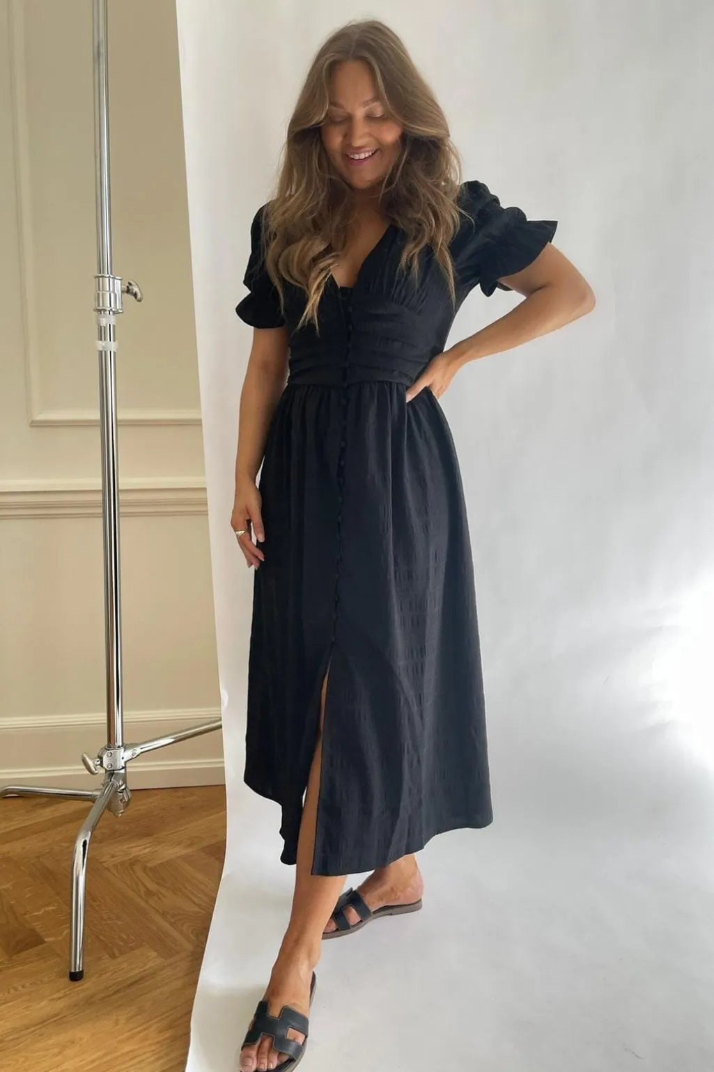 Adelic Long Ss Dress