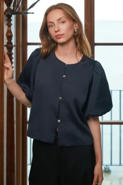 Aisa Dull Satin Blouse 164658