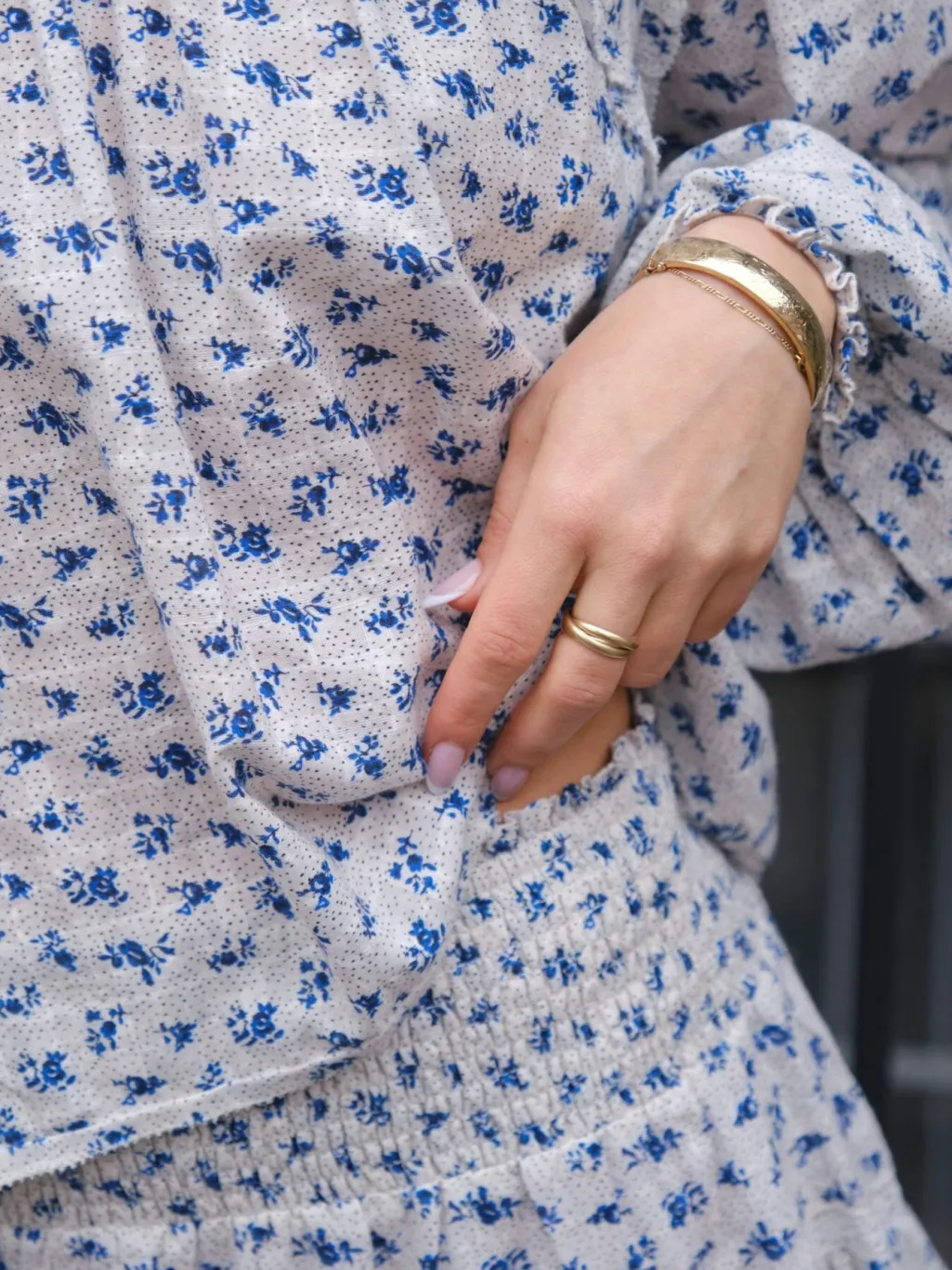 Alett Dot Flower Skirt 165350