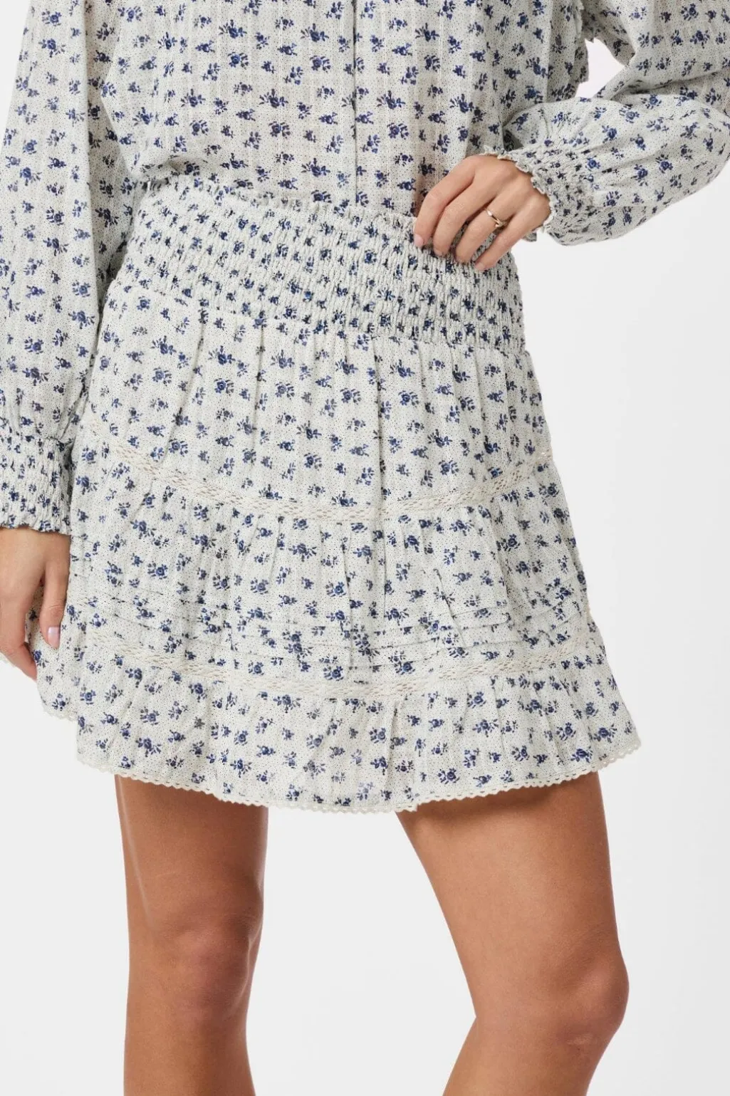 Alett Dot Flower Skirt 165350