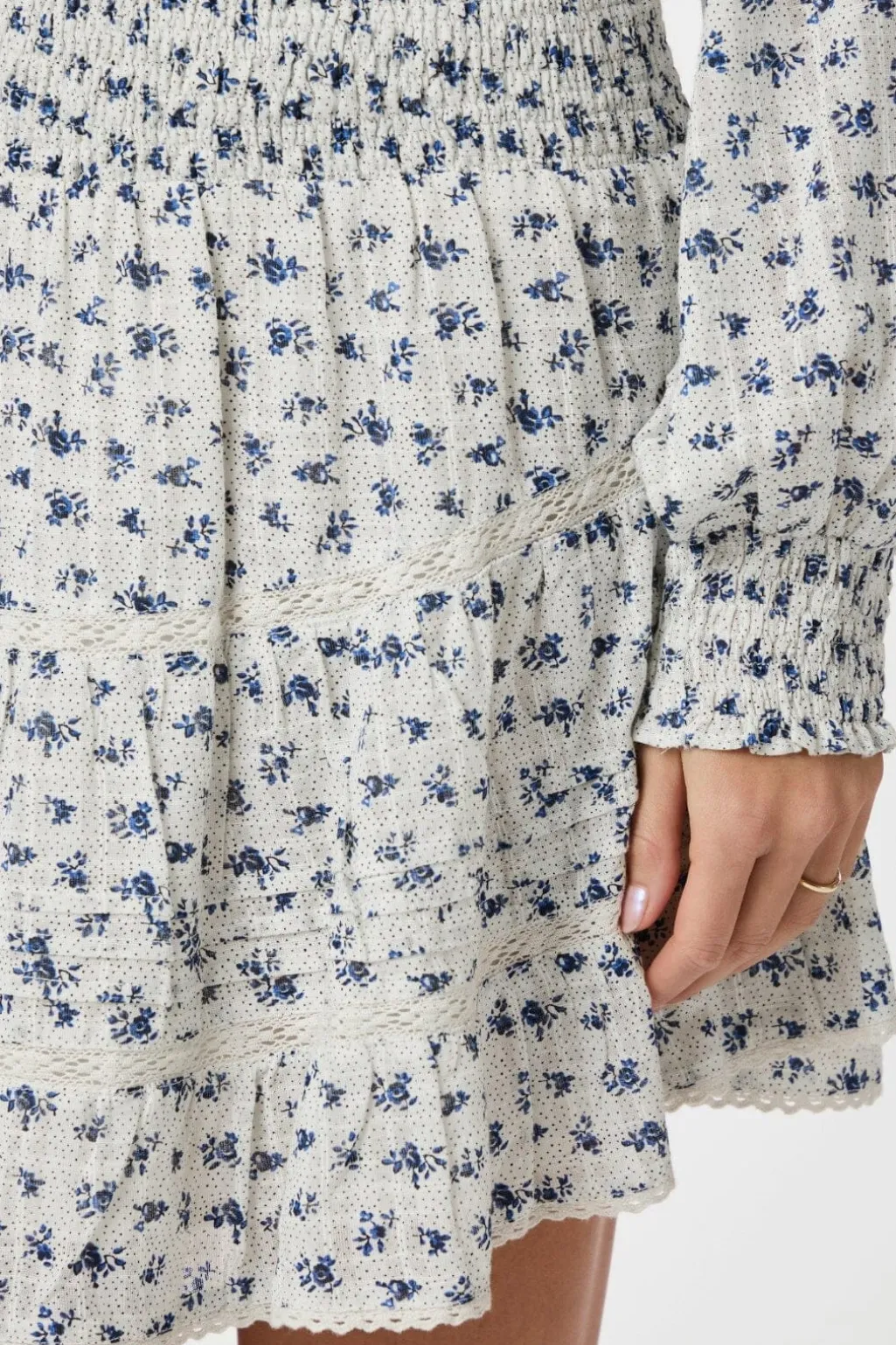 Alett Dot Flower Skirt 165350