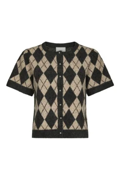 Allestar Check Knit Cardigan 165729