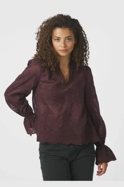 Amara Big Embroidery Blouse 163032