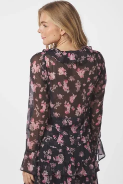 Anika Marigold Print Blouse 165527