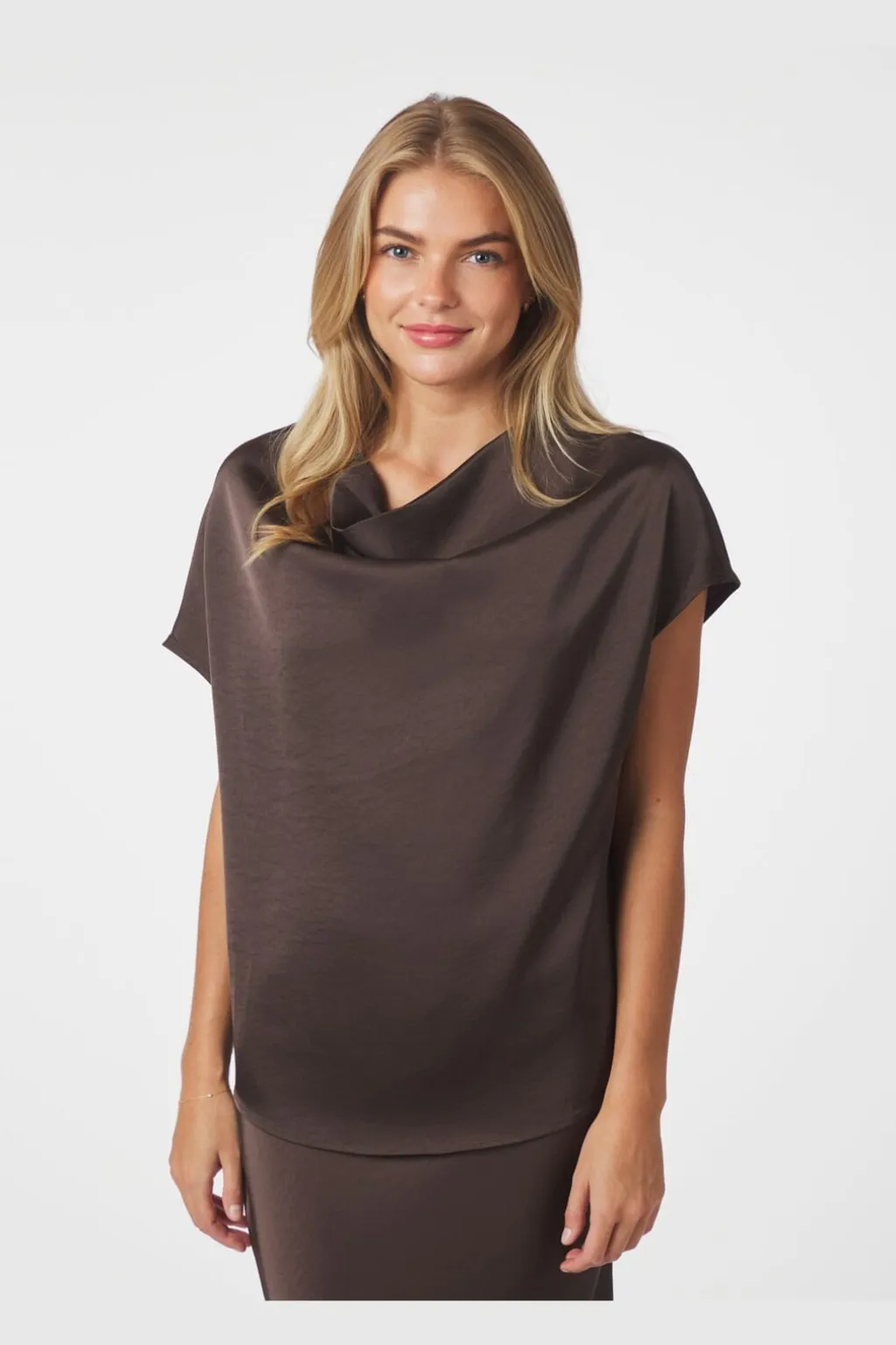 Annabeth Heavy Sateen Tee 161907