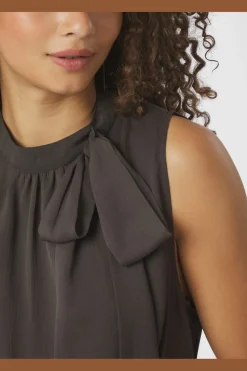 Ansol Solid Chiffon Top 166671