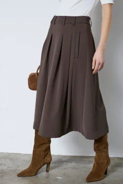 Anyacc Midi Pleat Skirt 44040