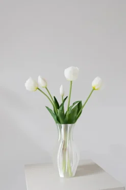 Artificial Layered Tulips White 02-174