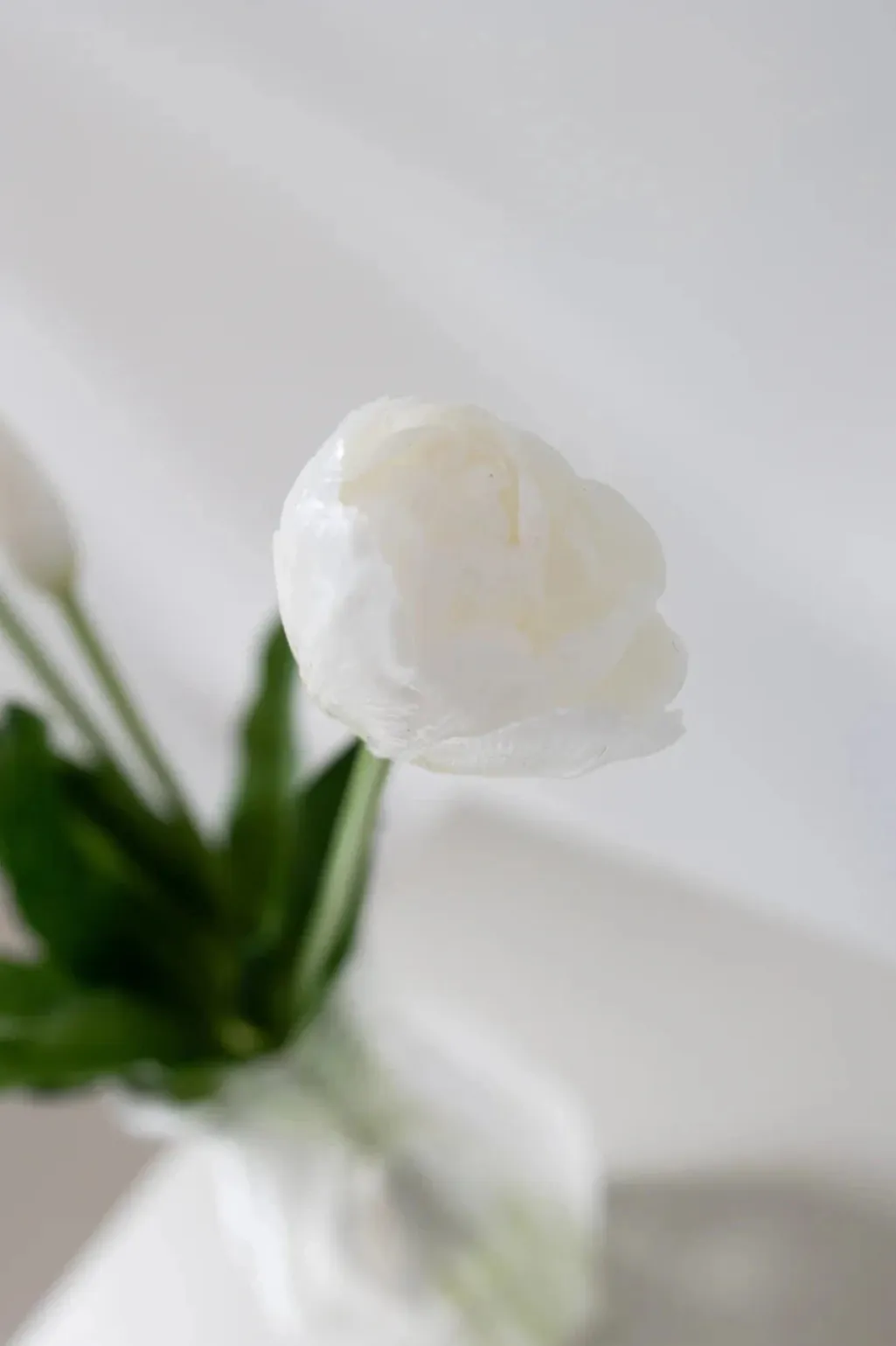 Artificial Layered Tulips White 02-174