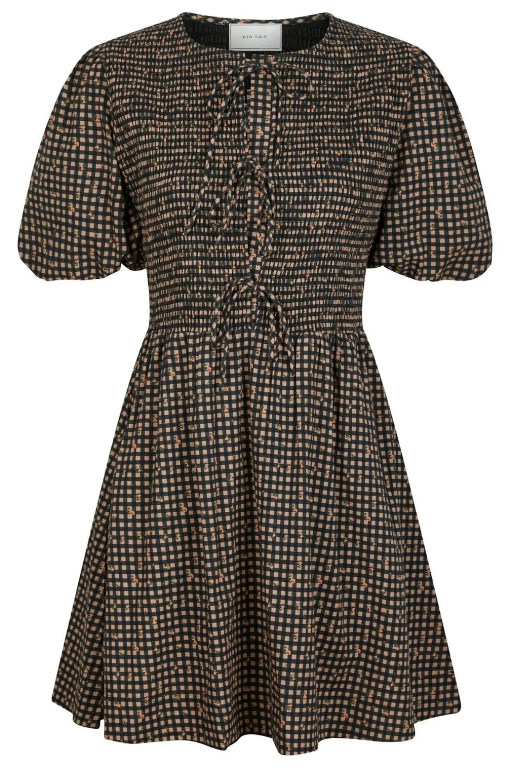 Auda Check Smock Dress 165419