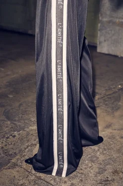 Baggy Lurex Logo Track Pant HL10414