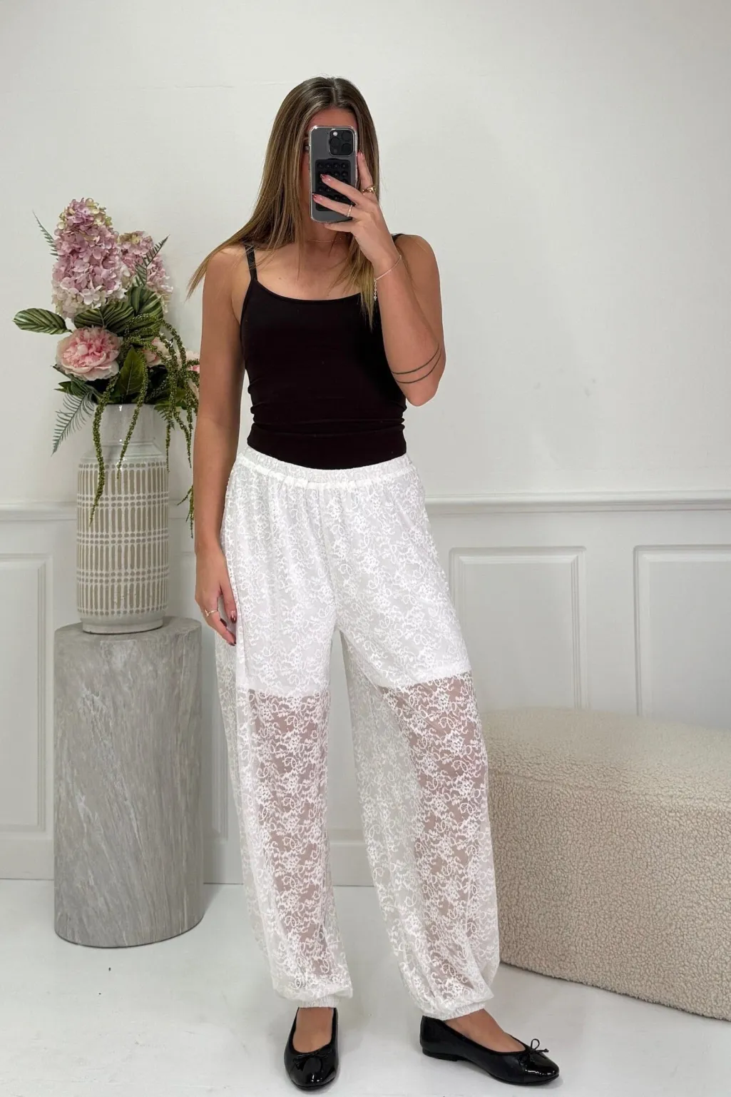 Ballon Lace Pants 165142B