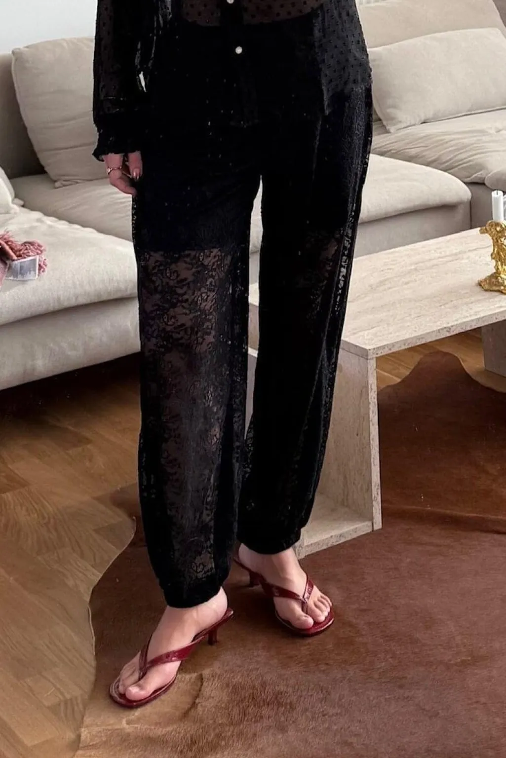 Ballon Lace Pants 165142B