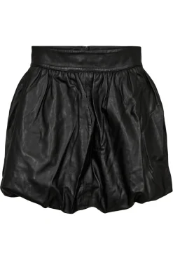 Balloon Leather Skirt HL10384