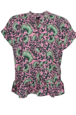 Bcflora Ruffle S/S Blouse 39809