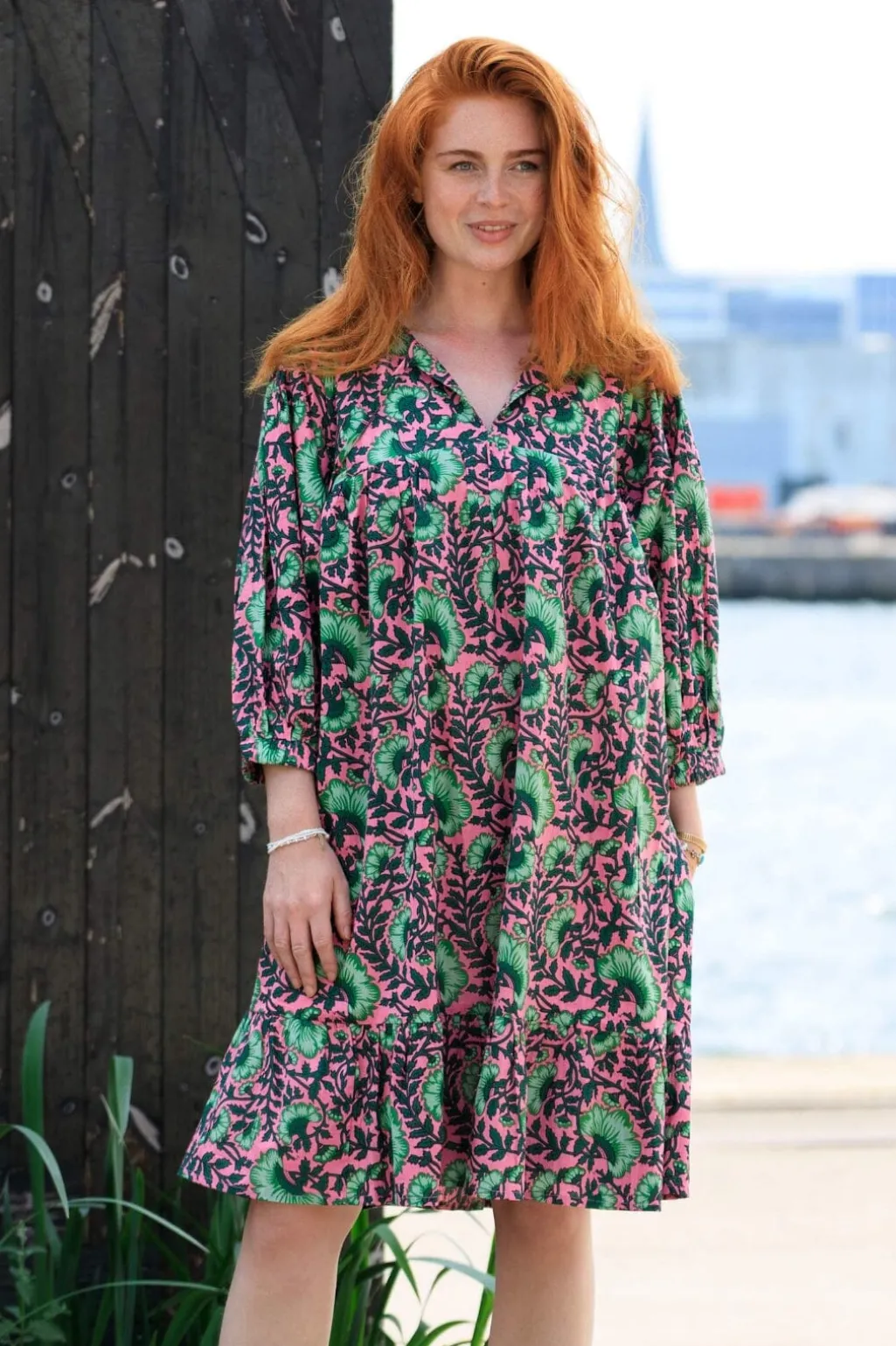 Bcflora Short Puff Sleeve Dress 39811