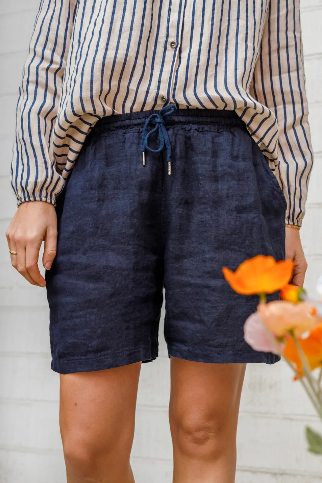 Bcmelina Linen Shorts 40575