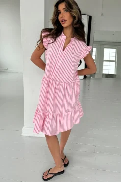 Bea Pink Stripe 14806