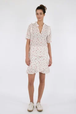 Bekka Embroidery Rose Skirt