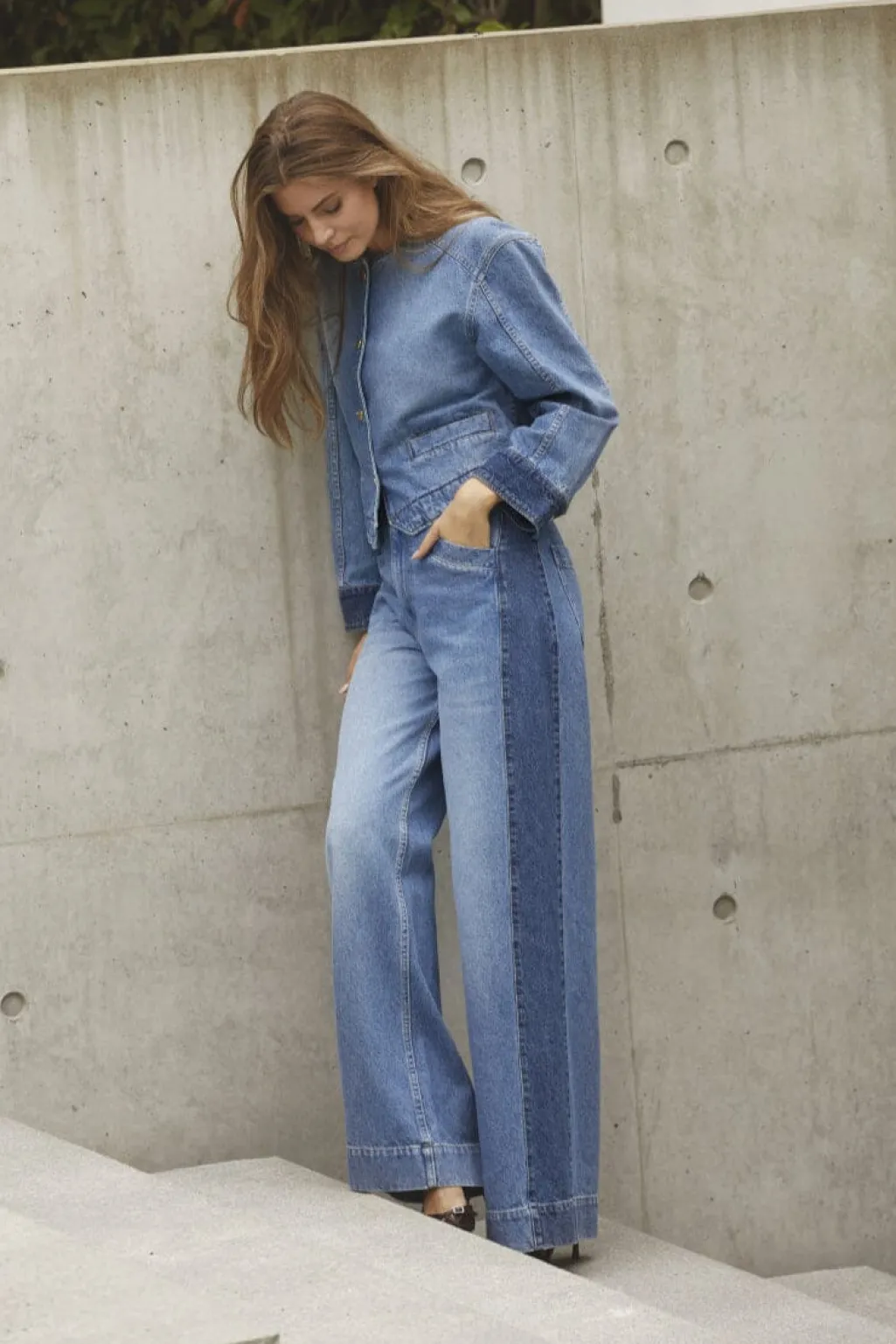 Bilbaocc Wide Jeans 31627