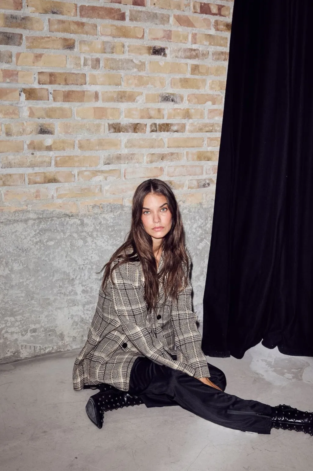 Blanket Check Blazer HL10270