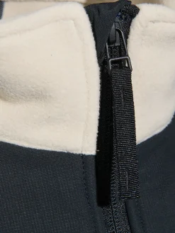 Blocked Zip Fleece 610209