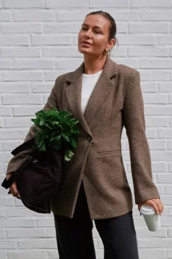 Bowie Herringbone Blazer 164866