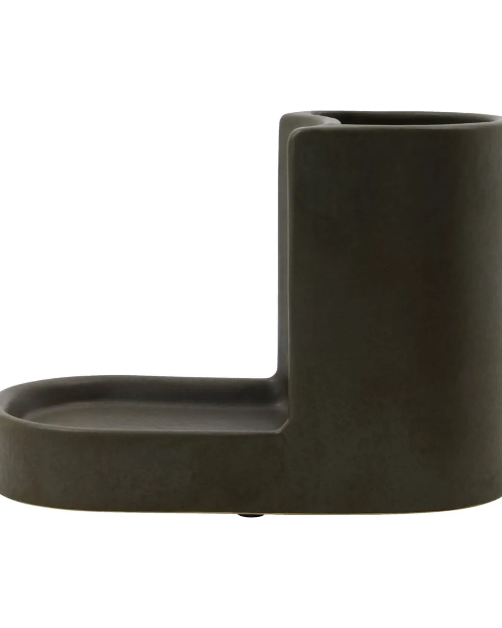 Børste- og sæbeholder, MKDatura, Mørkegrå