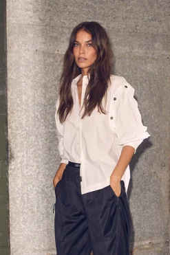 Button Sleeve Shirt HL10399