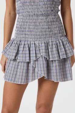 Carin Double Check Skirt 165124