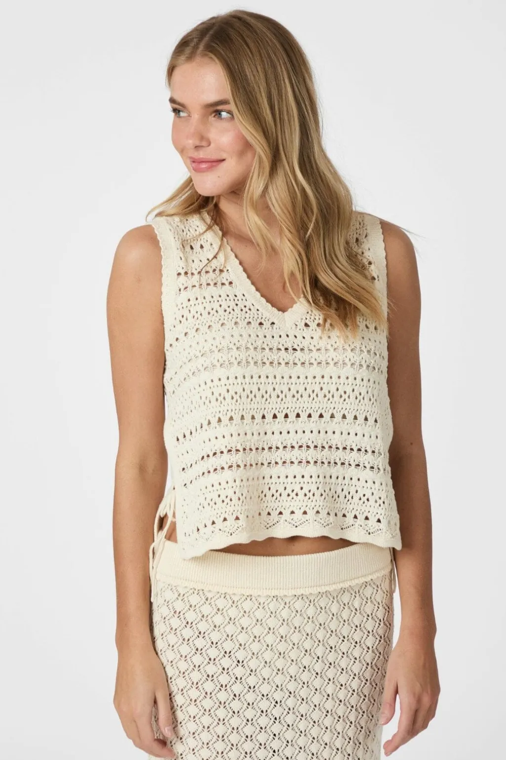 Catana Crochet Knit Top 165990