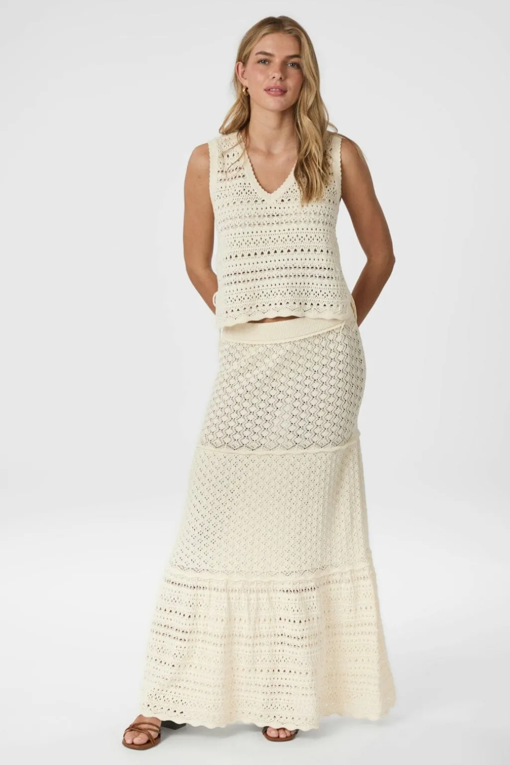 Catana Crochet Knit Top 165990