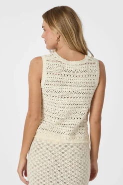 Catana Crochet Knit Top 165990