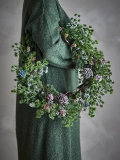 Cedar Krans, Grøn, Kunstige Blomster 82072345