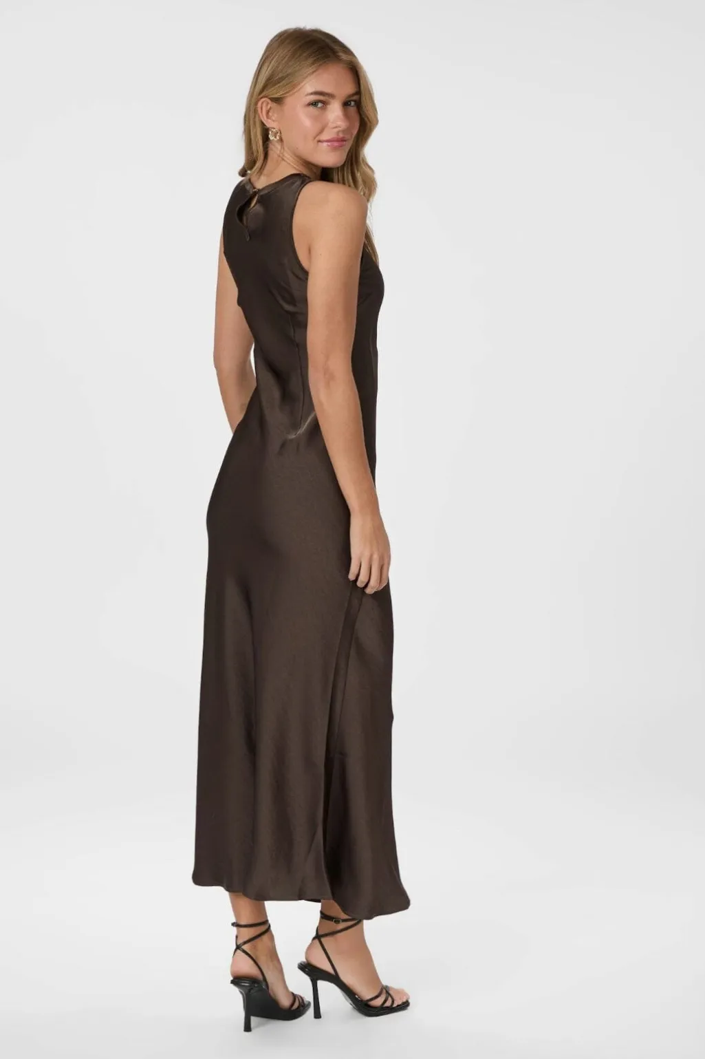 Celinie Heavy Sateen Dress 165621