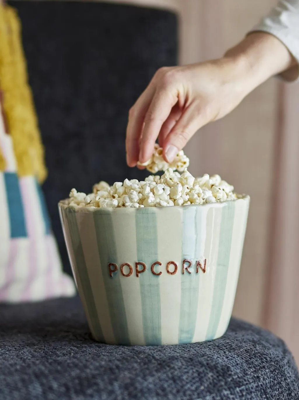 Chip Skål, Multifarvet, Stentøj 82063185