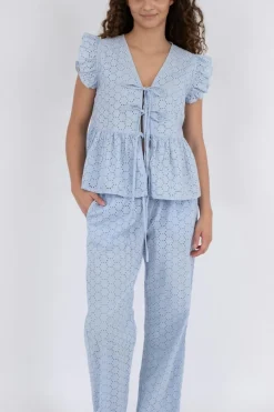 Claira Broiderie Pants