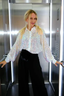 Classy Sequins Shirt