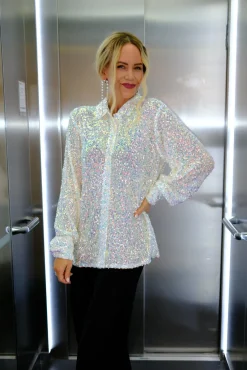 Classy Sequins Shirt