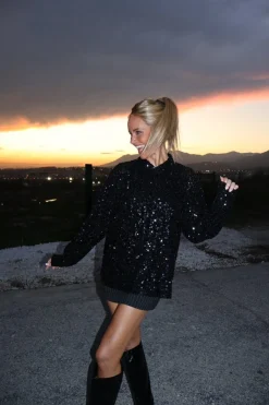 Classy Sequins Shirt 163336