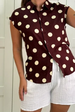 Cleo Polka Dot Blouse