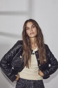 Cocktail Leather Jacket HL10008