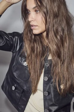 Cocktail Leather Jacket HL10008